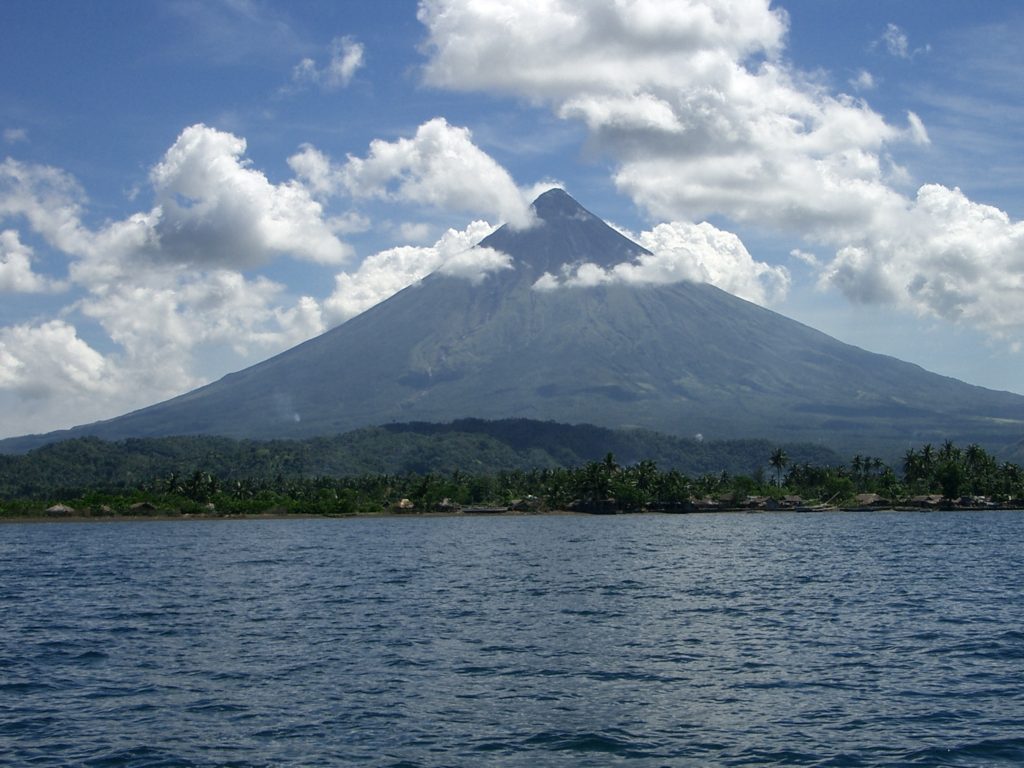 Mayon Vlcano from the Sea